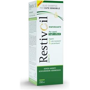 PERRIGO - Restivoil Activ Plus 250ml Olio Shampoo Rinforzante per Capelli Fragili con Cheratina Biomimetica