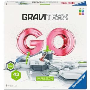 Ravensburger - GraviTrax: Go Impulsion, Pista biglie 43 pezzi, Rompicapo bambini e adulti, Giochi bambini 8 anni e più, Gioco Interattivo ed Educativo STEM, Compatibile con tutti i produtti GraviTrax