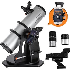 Celestron 22481 StarSense Explorer 130 mm Dobsoniano da tavolo Telescopio compatibile con app per smartphone Funziona con l'app StarSense - Compatibile con iOS/Android