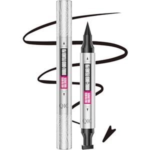 QIC eye liner stamp, eyeliner nero, matita occhi nera, Eyeliner con timbro, adatto per entrambi gli occhi, waterproof matitone occhi
