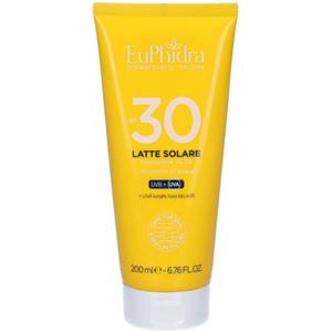 Euphidra Latte Solare SPF30 200ml - Protezione Resistente all'Acqua per Pelli Abbronzate e Medie