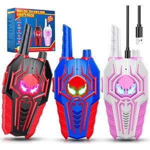 Toyokid Giocattoli Bambino 3 4 5 6 7 8 9 10 Anni, Spider Walkie-Talkie Bambini Ricaricabili Giochi Bambini 3-10 Anni Regalo Bambina 3 4 5 6 7 8 9 10 Anni Giochi Bambina 3-10 Anni Femmina