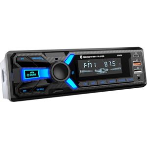Wistrue RDS Autoradio Bluetooth, Wistrue Autoradio1DIN con Porta di ricarica Type-C Stereo Auto Bluetooth FM/AM con lettore MP3 vivavoce/2 USB/AUX/SD Supporta Android e iOS
