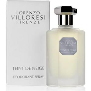 Lorenzo Villoresi Teint De Neige Deodorante Spray 100 ml - Senza Alcol, Fragranza Dolce e Cipriata
