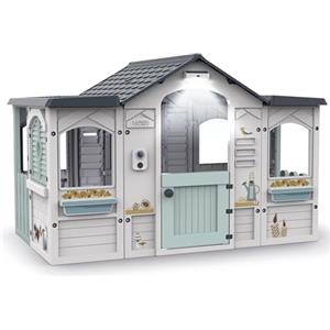 Chicos - Luma House | Grande Casetta per Bambini Interattiva con Luce e Suoni dotata di Finestre Apribili e Gattaiola Inclusa | Da 2 Anni (89656)