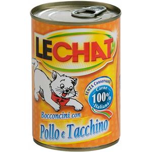 Lechat Bocconcini con Pollo e Tacchino - 400 gr