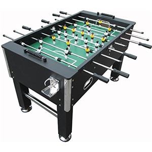simba Calcio Balilla - Calcetto - BILIARDINO - Nero - Dimensioni REGOLAMENTARI - Robusto Soccer Table - Il Piu Venduto!!