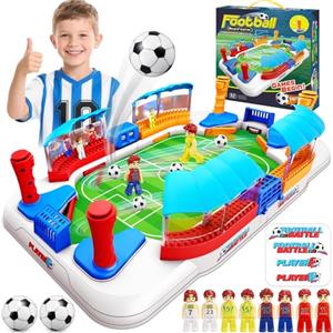 Dromlag Calcio Balilla Bambini Adulti, Regalo Bambino 3-9 Anni Calcetto Giochi da Tavolo Bambini 4-10 Anni Giocattoli Biliardino da Casa per Bambini - Gioco di Societa Calcio Coppa del Mondo 2026
