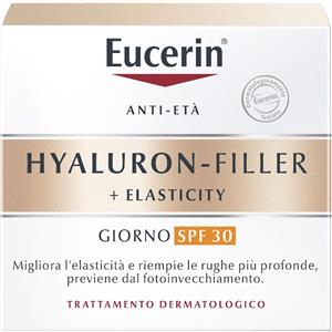 Eucerin Hyaluron-Filler Elasticity Crema Giorno SPF 30 - Trattamento Anti-Età per Pelli Mature, 50ml