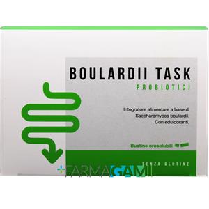 FPR Boulardii Task - Integratore Alimentare Probiotico in 20 Bustine Orosolubili per l'Equilibrio della Flora Intestinale