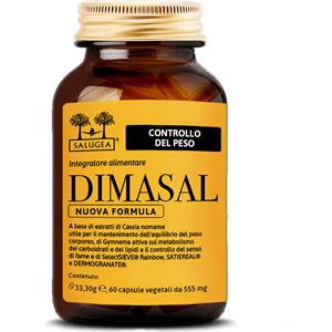 Salugea Dimasal Nuova Formula - Integratore Naturale per Controllo del Peso, 60 Capsule Vegetali