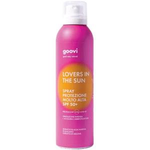 Goovi Lovers in the Sun Spray Solare Corpo SPF50 - Protezione Molto Alta, 200 ml, Estratto di Alga Marina