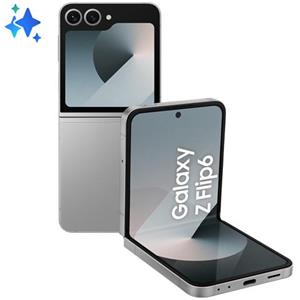 SAMSUNG - Galaxy Z Flip6 5G AI 256GB 12GB Ram Display 3,4' SAMOLED / 6,7' Dynamic AMOLED 2X 4000 mAh Argento Italia