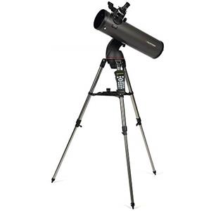 Celestron 31145 NexStar 130SLT Telescopio riflettore newtoniano computerizzato portatile con montatura a forcella a sgancio rapido, software Starry Night Special Edition, grigio