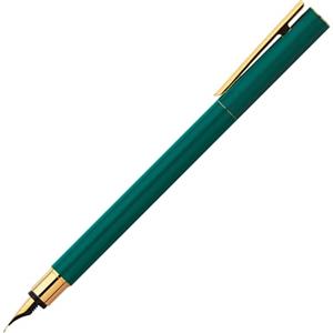 Faber-Castell 141430 - Penna stilografica Neo Slim, larghezza pennino M, oro rainforest