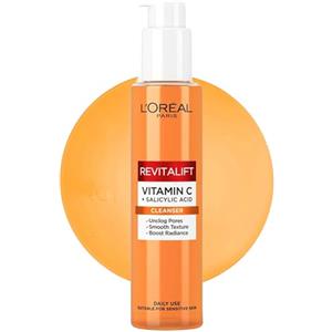L'Oreal Paris L'Oréal Paris Revitalift Clinical Detergente viso in schiuma con vitamina C + acido salicilico. Riduce i pori e la pelle più luminosa. Primo passo per ridurre i segni dell'età. 150 ml