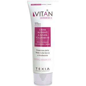 TEXIA Crema Viso Nutriente e Protettiva 40 ml - Con Ceramide, Burro di Karité e Omega 3 e 6