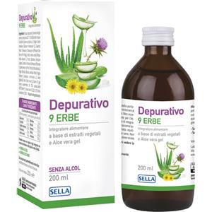 Sella Depurativo 9 Erbe Integratore Depurazione Organismo 200ml
