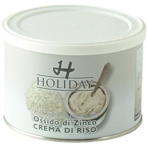 Holiday depilatori HOLIDAY CERA DEPILATORIA LIPOSOLUBILE - CREMA DI RISO ML. 400 ALL'OSSIDO DI ZINCO