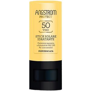Angstrom Stick Solare Idratante SPF 50 - Protezione Alta per Labbra e Zone Sensibili, 9ml