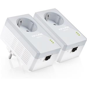 TP-Link Kit 2 powerline con Shuko passante 1 port LAN - TL-PA4010P KIT