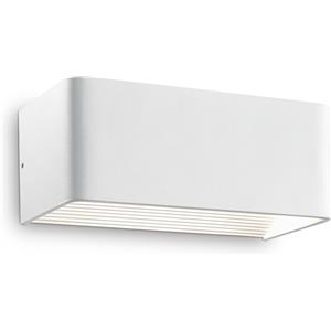 Ideal Lux Lampada da Parete Click AP D20 - Applique in Alluminio Bianco con Luce Riflettente