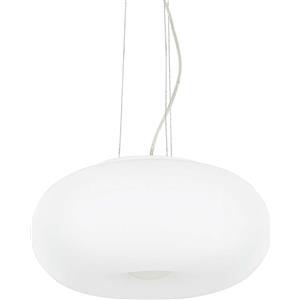 Ideal Lux Lampada a Sospensione ULISSE SP3 D42 - 3 Luci, Metallo Bianco e Vetro Soffiato