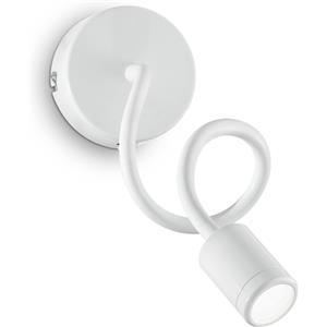 Ideal Lux FOCUS-1 AP BIANCO - Lampada da Parete 1 Luce con Braccio Flessibile e Orientabile