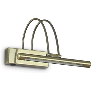 Ideal Lux BOW AP D26 BRUNITO - Lampada da Parete LED Inclinabile in Metallo con Interruttore