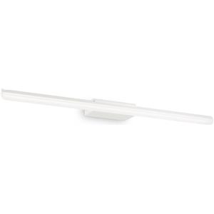 Ideal Lux RIFLESSO AP D62 BIANCO - Lampada da Parete in Metallo con Diffusore Acrilico Trasparente e Satinato