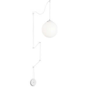 Ideal Lux BOA SP1 Lampada a Sospensione Bianco con Diffusore in Vetro Soffiato