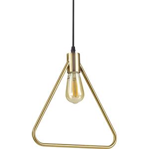 Ideal Lux Lampada a Sospensione ABC SP1 TRIANGLE in Metallo con Cavo in Tessuto, 1 Luce