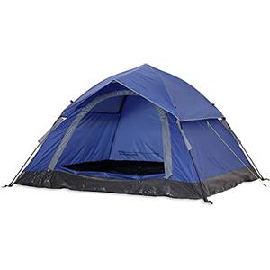 Lumaland Tenda da Campeggio Resistente e Leggera Pop Up per 3 Persone Vari Colori Blu