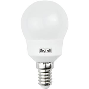 Beghelli Sfera Super LED E14 Lampadina 7 W Bianco Freddo 6500 K - Risparmio Energetico, 700 lm, 15000 h