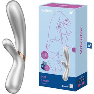 Satisfyer Hot Lover Connect App Dildo Vibratore | Bluetooth e App Sex Toy | Impermeabile (IPX7) | Stimolatore ricaricabile | Silicone delicato sulla Pelle | Sex Toys per Donne