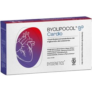 BYOGENETICS BYOLIPOCOL Cardio - Integratore per il Metabolismo di Trigliceridi e Colesterolo, 60 Compresse