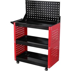 Linea Garden Friend Carrello portautensili 3 ripiani con pannello preforato porta attrezzi - 35x75x106H cm