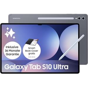 Samsung Galaxy Tab S10 Ultra AI Tablet, Android Tablet, 12 GB RAM, 256 GB di memoria, display AMOLED, rivestimento antiriflesso, incl. S Pen 5G, Moonstone Gray, 36 mesi di garanzia