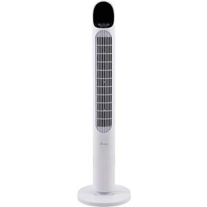 ARDES | AR5T1000 Ventilatore a Colonna Altezza Torre 100 cm ad Oscillazione Automatica con Telecomando e Pannello Di Controllo Digitale con 3 Intensità e Timer Ventilatore Torre Bianco