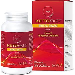 Mekià®Integratore Alimentare con Carnitina, Garcinia Cambogia, Tè Verde e Piperina - Formula Potenziata per Metabolismo, Energia e Controllo del Peso - 120 Capsule ad Alta Concentrazione