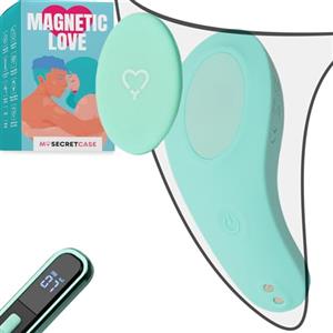 MySecretCase Vibratoreper Donna Professionale Comandato A Distanza - Vibratore Clitoride Telecomando Piccolo, Vibratori Wirless Sextoys con comando, Stimolatore Clitoride Coppia Telecomandato