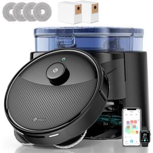 Lefant M3Max Robot Aspirapolvere Lavapavimenti con Mappatura, 20000Pa, 3.2L Auto Svuotamento, Laser dToF, Evitamento PSD, 210 Minuti, Lavaggio Mop a 45°C e Asciugatura, WiFi 2.4G/5G, Alexa/APP