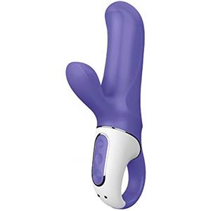 Satisfyer Magic Bunny Dildo Vibrator | Vibratore G-Spot e Stimolatore del Clitoride | Con 12 Modalità di Vibrazione | Giocattolo sessuale per Donne | Impermeabile (IPX7) & Ricaricabile | Sex Toys