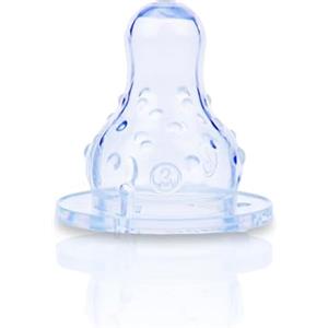 Nuby ID024 Tettarella per Biberon, Collo Standard a 3 Velocita'