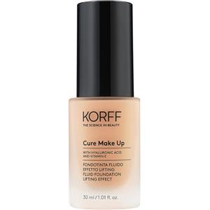 KORFF Fondotinta Fluido Effetto Lifting 02 - Texture Morbida, Coprenza Media e Acido Ialuronico