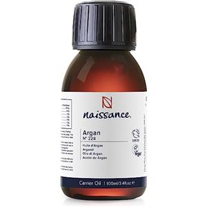 Naissance Olio di Argan del Marocco (No. 228) - 100ml - Naturale, Anticrespo, Vegan, Lisciante - Idratante Per Corpo, Viso, Labbra, Capelli, Pelle, Barba, Unghie, Cuticole
