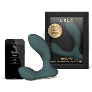 LELO HUGO 2 Massaggiatore Prostatico con App Bluetooth e 10 Modalità di Piacere, Plug Anale da Uomo (Green)