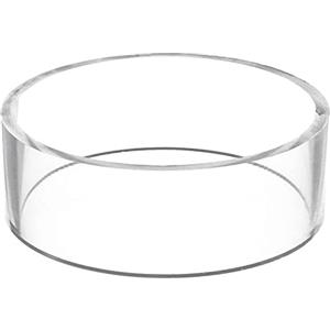 Klaisy Espositore rotondo Espositore in acrilico Supporto per cerchi trasparenti Supporto per rack di base Supporto rotondo Supporto per palline Enduring