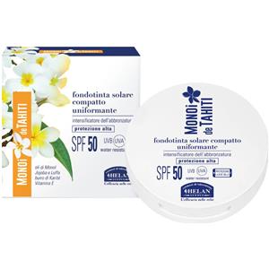 HELAN COSMESI Monoi Tiki Fondotinta Compatto 50 - Idratante e Uniformante, 8 ml