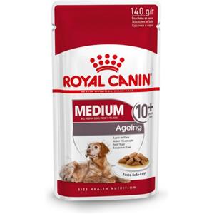 Royal Canin Medium Ageing 10 - Cibo Umido Completo per Cani Anziani in Salsa da 140g